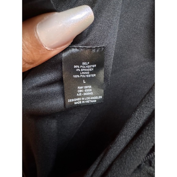 Windsor Womens Black Maxi‎ Dress Large Cutout Ruched Slit Formal Evening Gown - Picture 7 of 8